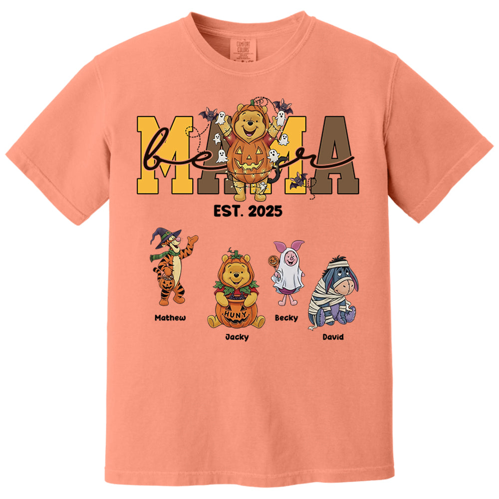 Nana Bear Personalized Halloween Shirt Gift For Grandma Nh00
