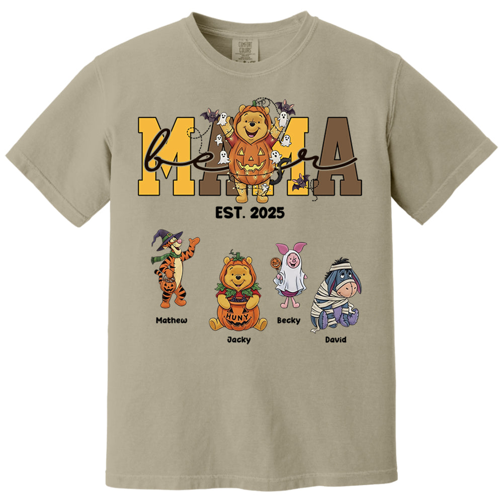 Nana Bear Personalized Halloween Shirt Gift For Grandma Nh00