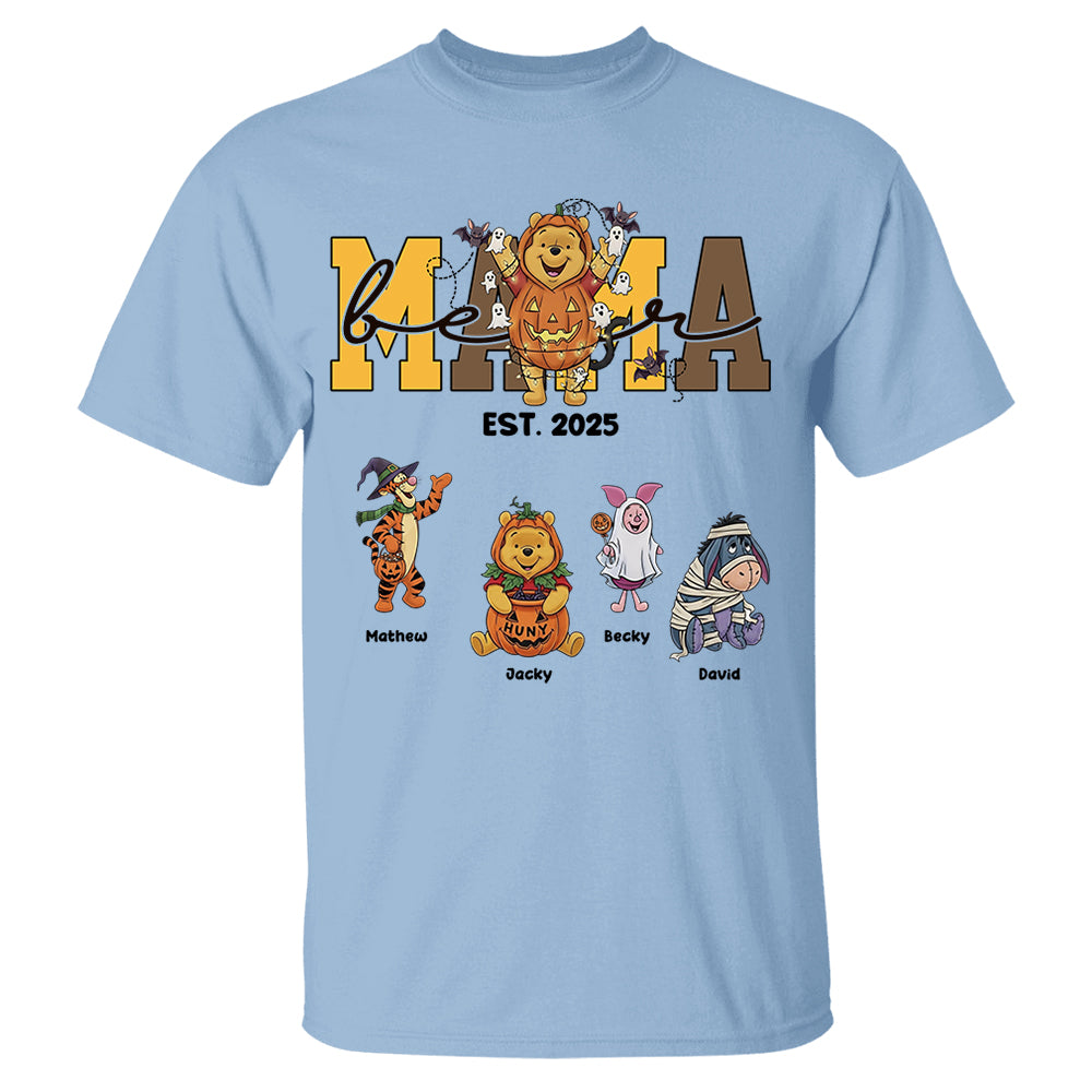 Nana Bear Personalized Halloween Shirt Gift For Grandma Nh00