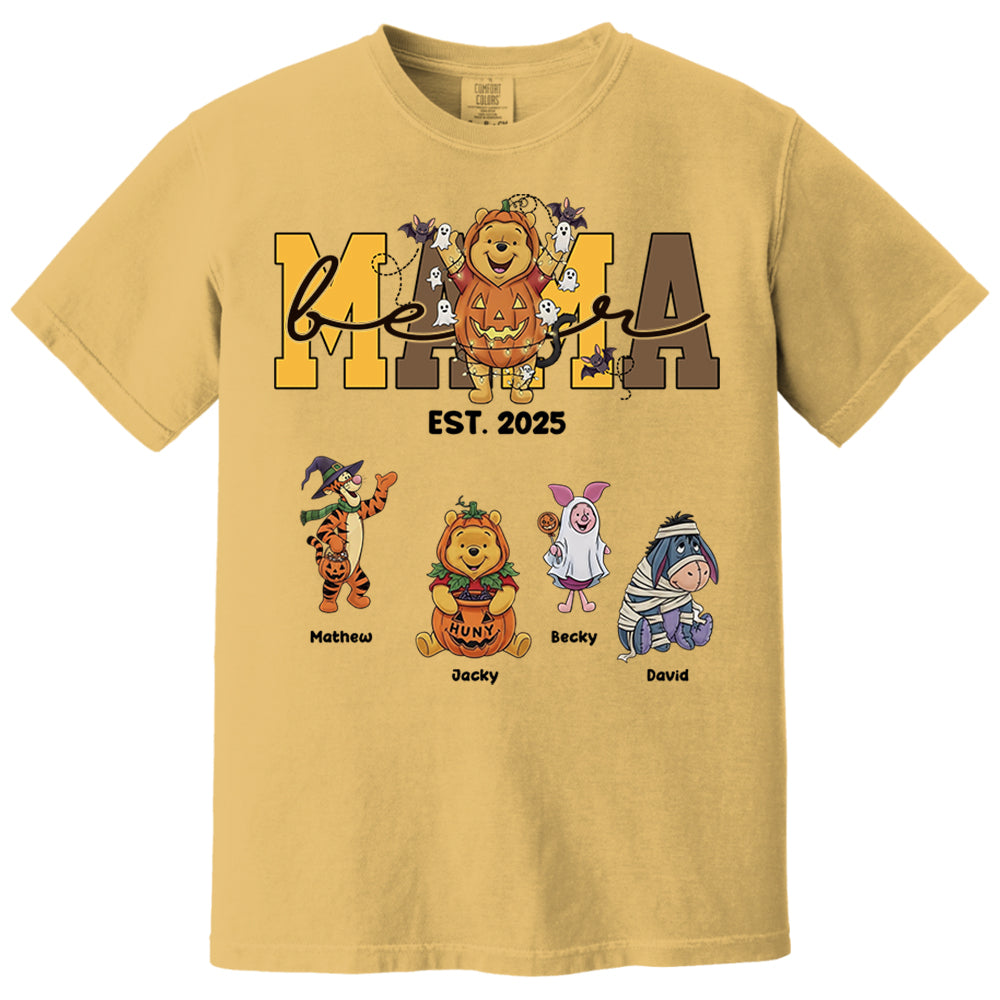 Nana Bear Personalized Halloween Shirt Gift For Grandma Nh00