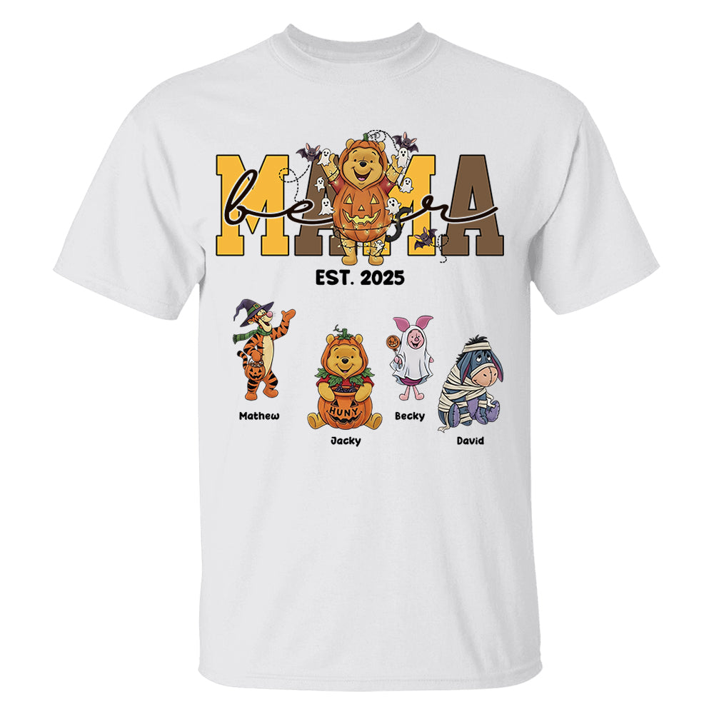 Nana Bear Personalized Halloween Shirt Gift For Grandma Nh00