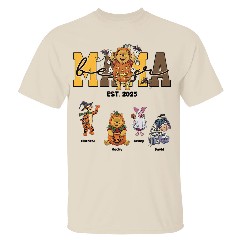 Nana Bear Personalized Halloween Shirt Gift For Grandma Nh00