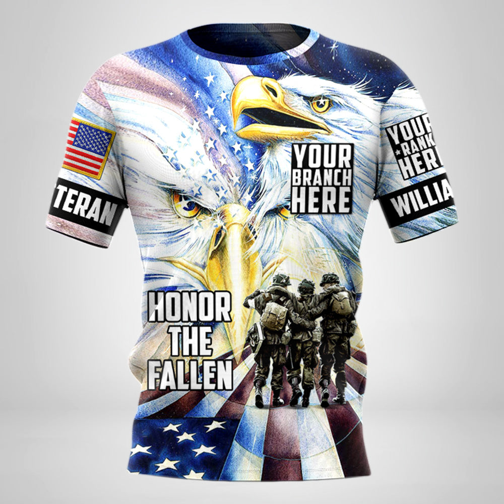 Honor The Fallen Memorial Day All Over Print Shirt For Veteran H2511