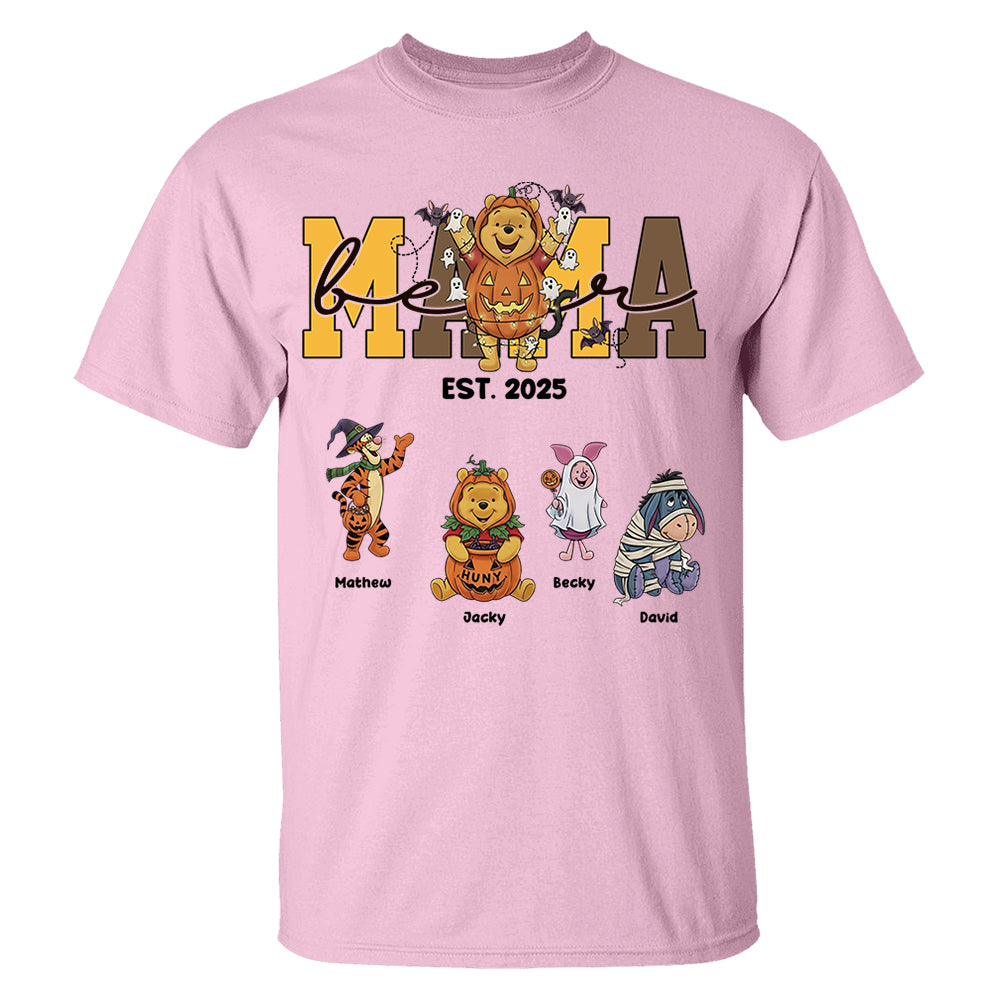 Nana Bear Personalized Halloween Shirt Gift For Grandma Nh00