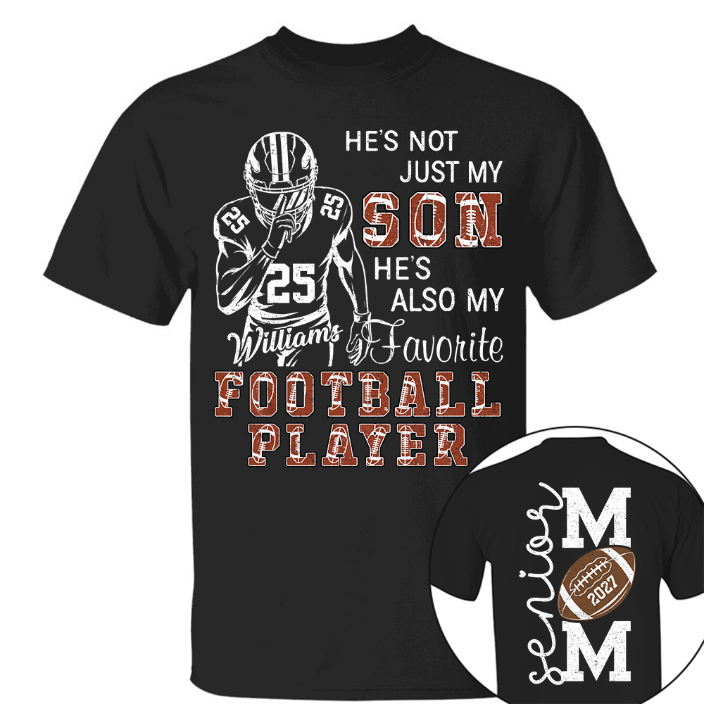 Custom Senior Football Mom 2027 Shirt, Sports Mom Gift L0411 Hv01