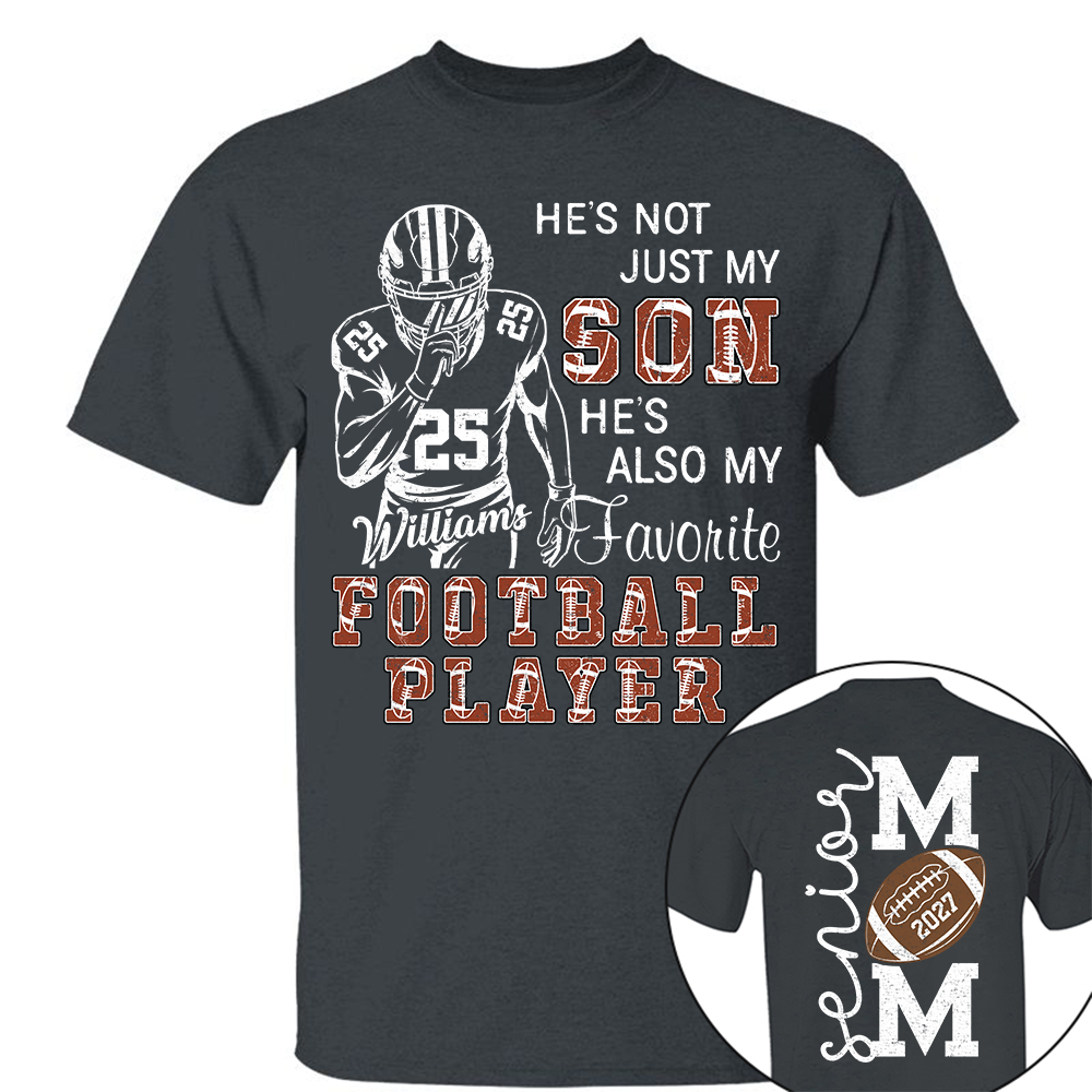 Custom Senior Football Mom 2027 Shirt, Sports Mom Gift L0411 Hv01