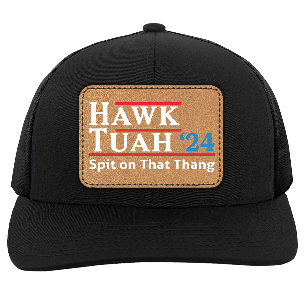 Hawk Tuah 2024 Spit on that Thing Trucker Snapback Hat - Funny Viral Meme Gifts - Funny Gifts for Men, Boyfriend, Husband