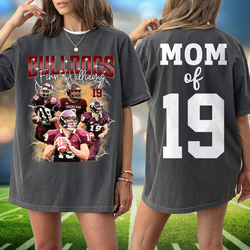 Custom Football Player Photo With Unique Style Bootleg Shirt - Perfect Shirt For Football Lovers Tu24 Li29