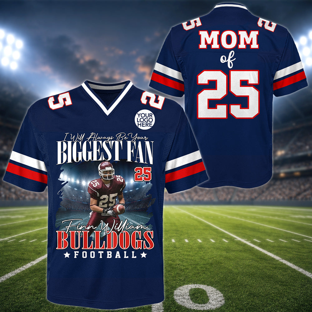 Personalized Football Game Day Football Jersey Custom Photo, Custom Team Name, Gift For Football Lovers, Gift For Football Player MI209 Hv01