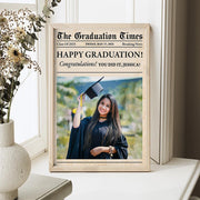 Newspaper Graduation 2025 - Personalized Graduation Poster YN2103 Li29