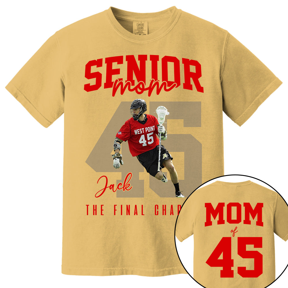 Senior Lacrosse Mom Shirt, The Final Inning, Custom Photo Player Lacrosse Mom Shirt, Gift For Lacrosse Lover T1807 Li29