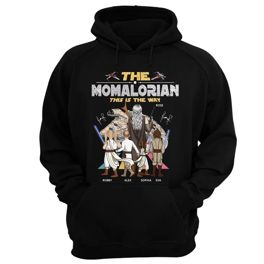 The Momalorian This Is The Way - Personalized Shirt - Gift For Mom, Mother's Day T1807 Nh00