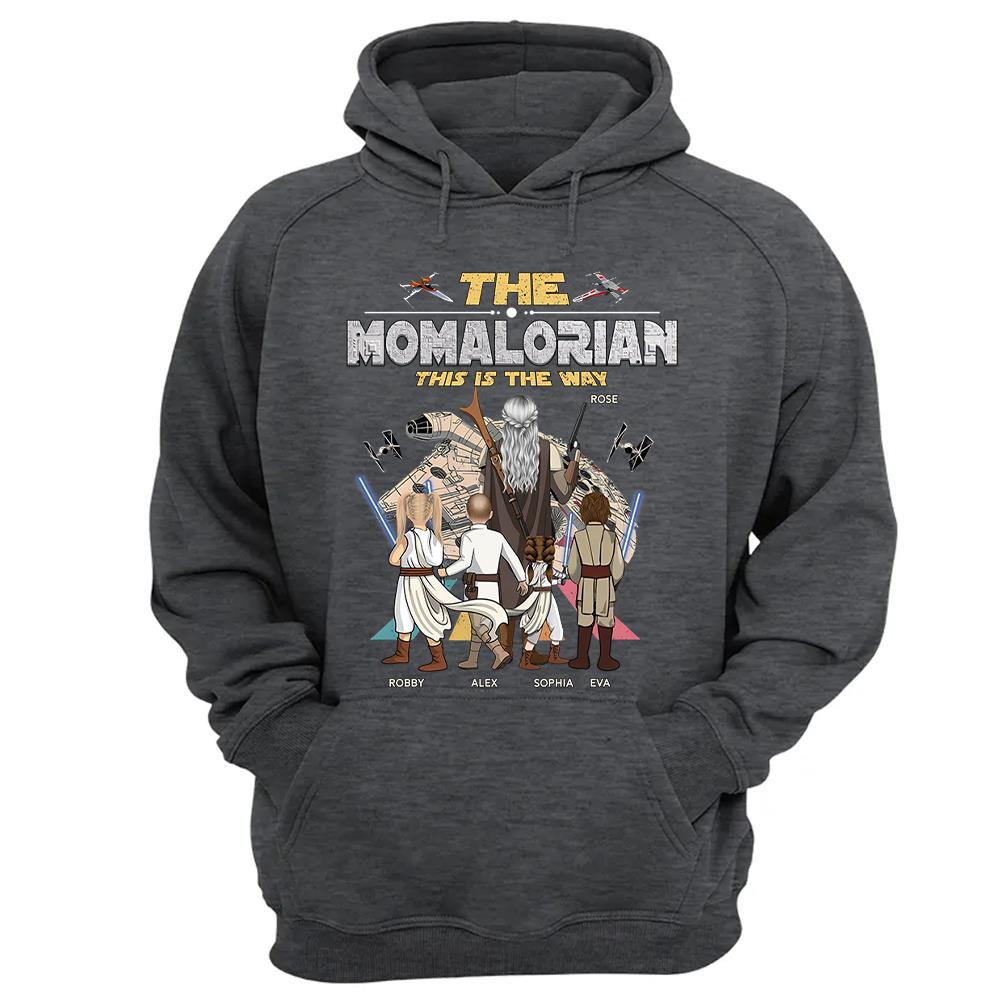 The Momalorian This Is The Way - Personalized Shirt - Gift For Mom, Mother's Day T1807 Nh00