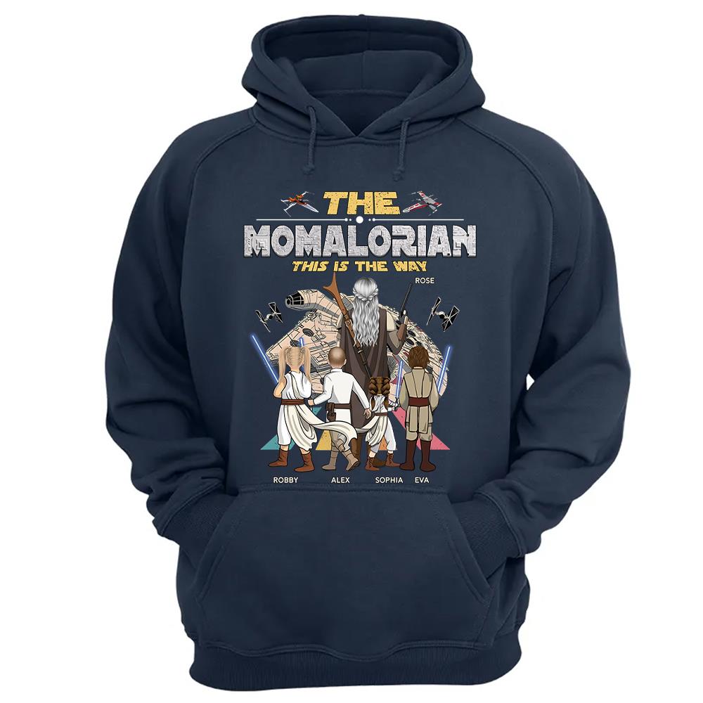 The Momalorian This Is The Way - Personalized Shirt - Gift For Mom, Mother's Day T1807 Nh00