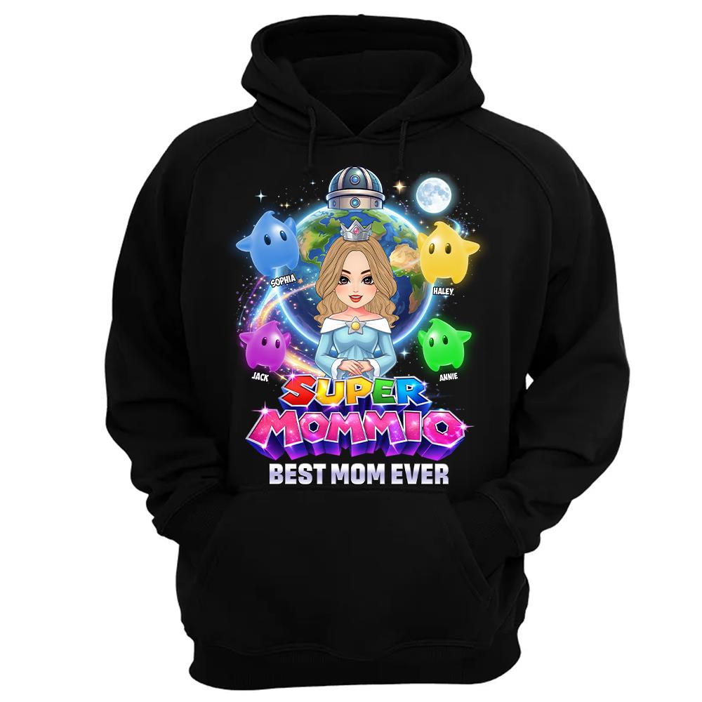 Super Mommio Custom Shirt, Gift For Mom, Mother's Day L0411 Hv01