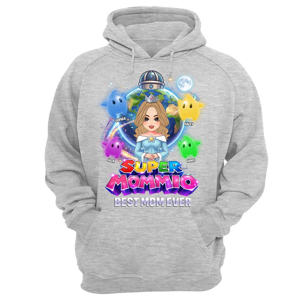 Super Mommio Custom Shirt, Gift For Mom, Mother's Day L0411 Hv01