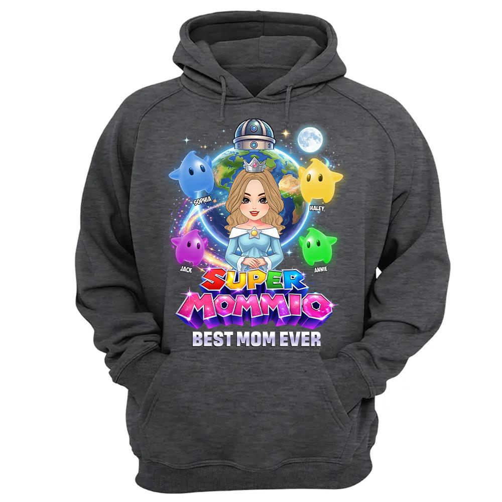 Super Mommio Custom Shirt, Gift For Mom, Mother's Day L0411 Hv01