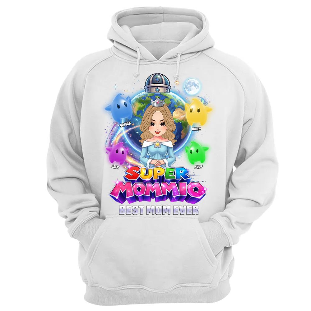 Super Mommio Custom Shirt, Gift For Mom, Mother's Day L0411 Hv01