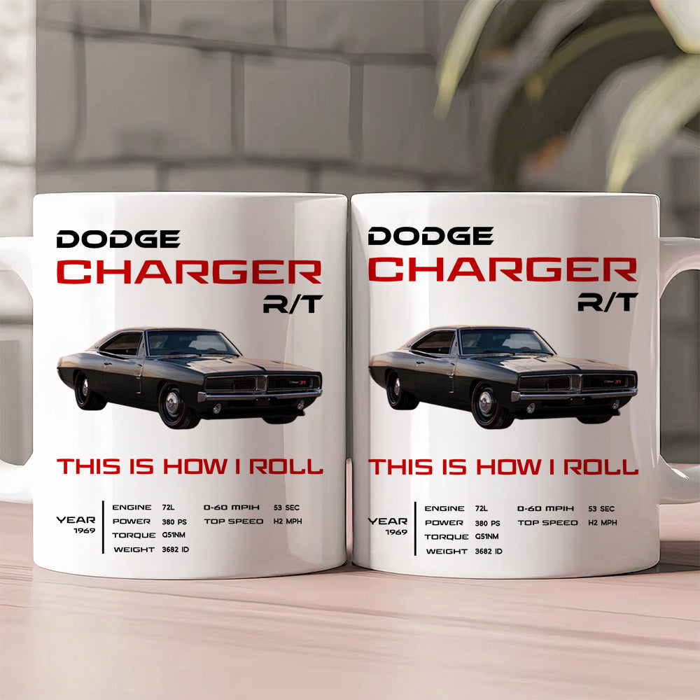 This is How I Roll - Custom Car Mug -  Unique Car Enthusiast Gift A2110