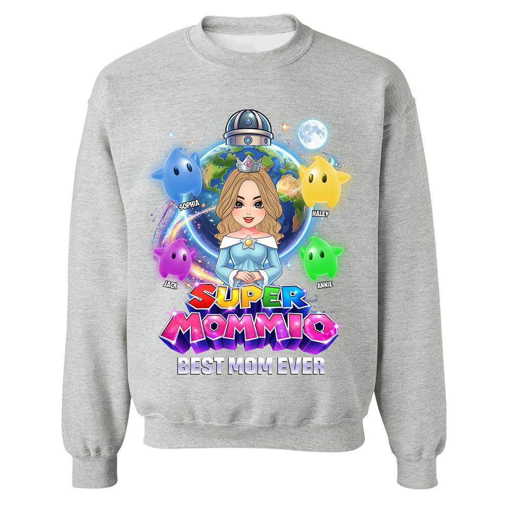 Super Mommio Custom Shirt, Gift For Mom, Mother's Day L0411 Hv01