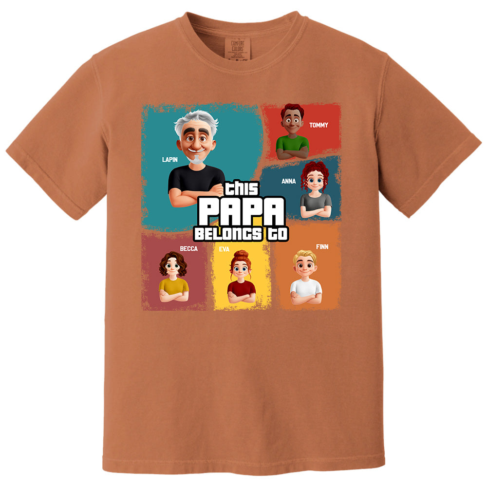 This Grandpa Belongs To - Personalized Shirt For Grandpa Pt99