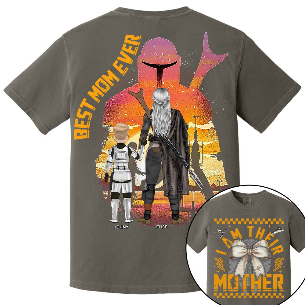 I Am Their Mother - Personalized Shirt For Mom - Custom Kid Shirt Mother's Day vr2 HIXX