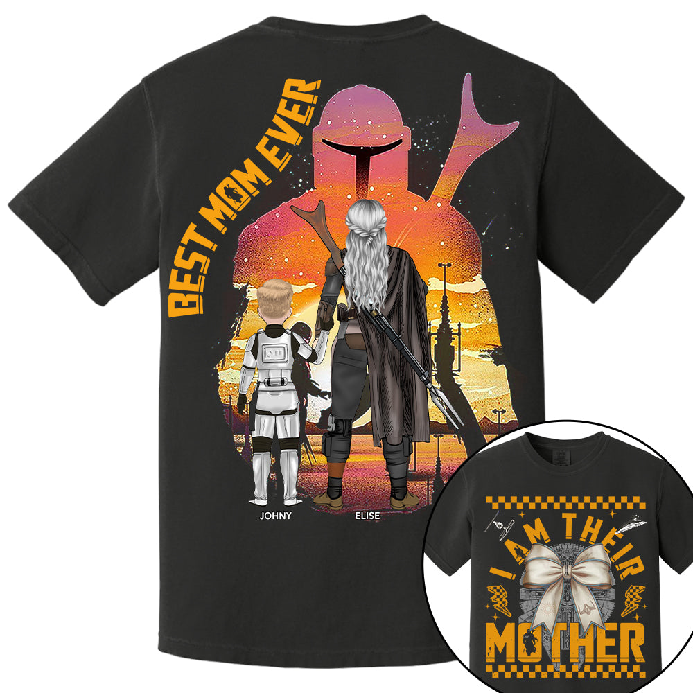 I Am Their Mother - Personalized Shirt For Mom - Custom Kid Shirt Mother's Day vr2 HIXX