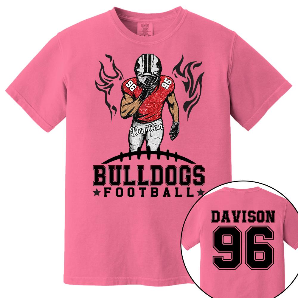 Personalized American Football Team Shirt - Football GameDay Custom Shirt Nh00