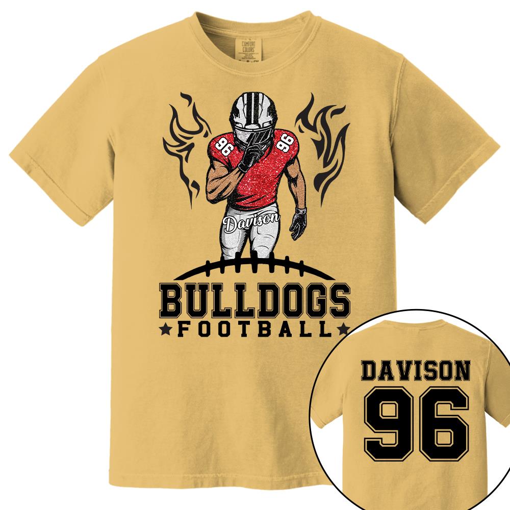 Personalized American Football Team Shirt - Football GameDay Custom Shirt Nh00