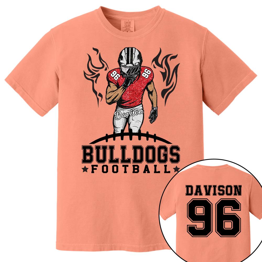 Personalized American Football Team Shirt - Football GameDay Custom Shirt Nh00