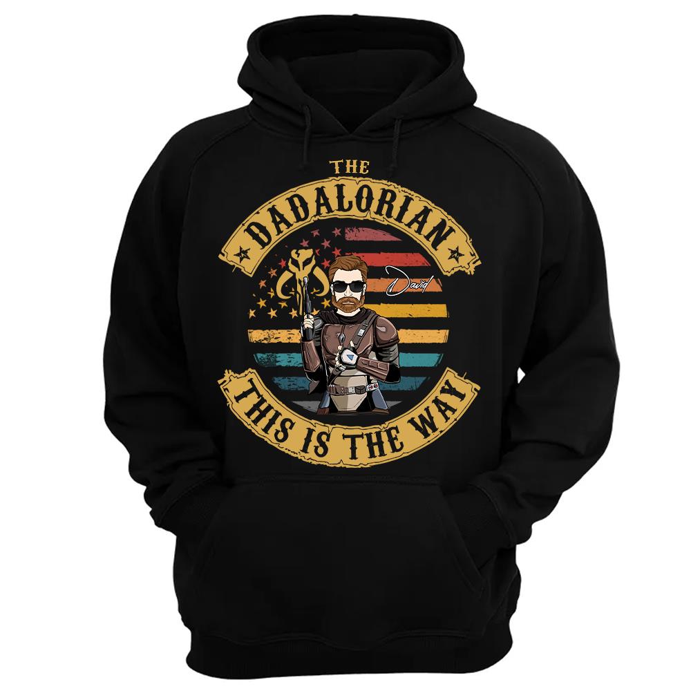 The Dadalorian This Is The Way - Personalized Shirt Custom Nickname Gift For Dad T1807 Hv01
