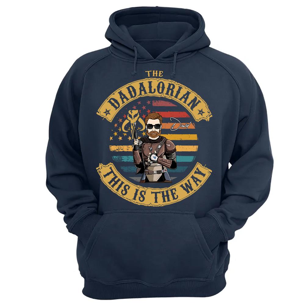 The Dadalorian This Is The Way - Personalized Shirt Custom Nickname Gift For Dad T1807 Hv01