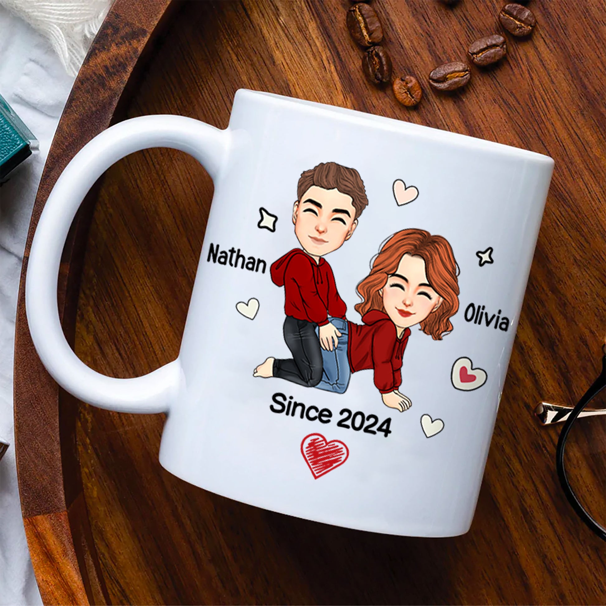 I Promise To Always Be By Your Side Or Under You Or On Top - Funny Naughty Gifts For Couples - Personalized Mug For Wife, Husband, Girlfriend, Boyfriend NV01