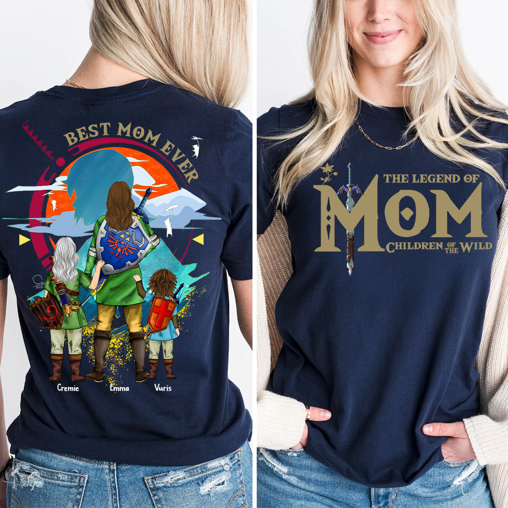Personalized The Legend of Mom Children Of The Wild, Best Mom Ever Shirt, Gif For Mother's Day A2110 Tu20