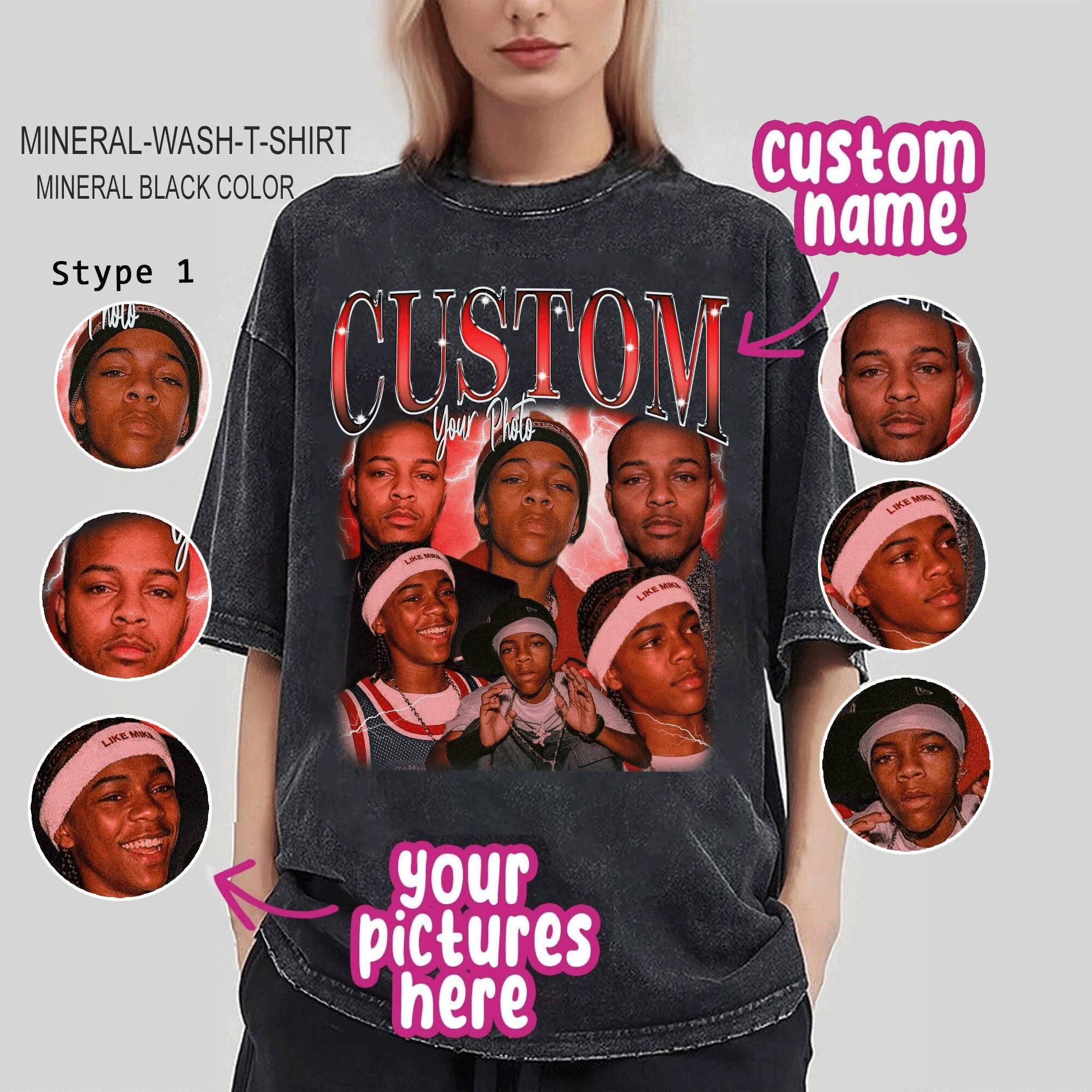 Custom Your Own Bootleg Shirts, Custom Bootleg Rap Tee, Your Custom Text Shirt, Custom Bootleg Tee, Custom Graphic Tees, Personalized Shirt