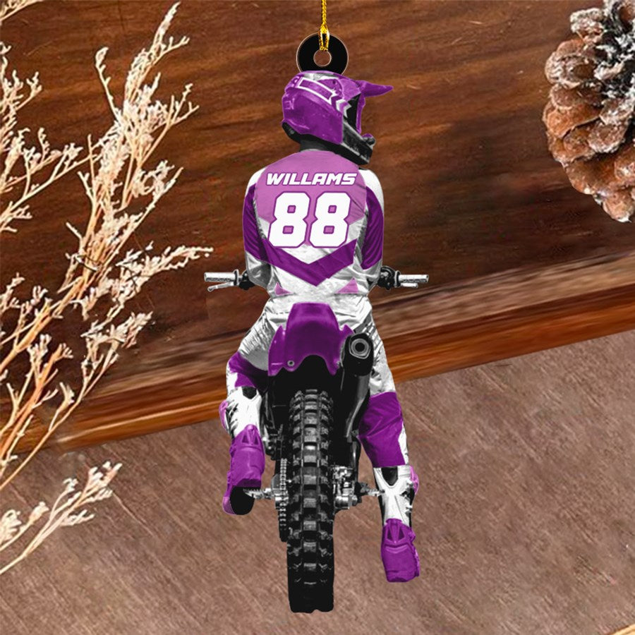 Motocross Racing Christmas Ornament Gift For Motocross Racer Gift H2511 Trna
