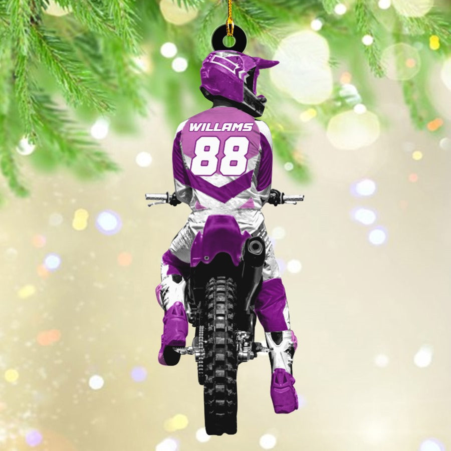 Motocross Racing Christmas Ornament Gift For Motocross Racer Gift H2511 Trna
