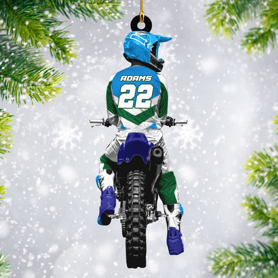 Motocross Racing Christmas Ornament Gift For Motocross Racer Gift H2511 Trna