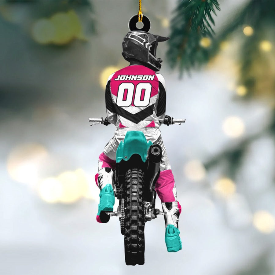 Motocross Racing Christmas Ornament Gift For Motocross Racer Gift H2511 Trna