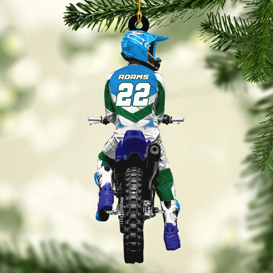 Motocross Racing Christmas Ornament Gift For Motocross Racer Gift H2511 Trna