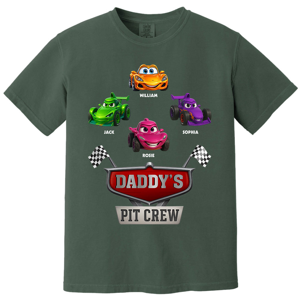 Daddy's Pit Crew - Personalized Shirt Pt99