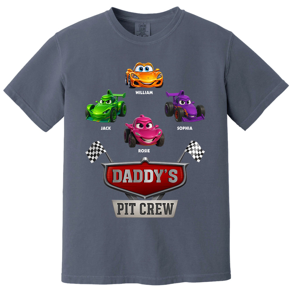 Daddy's Pit Crew - Personalized Shirt Pt99
