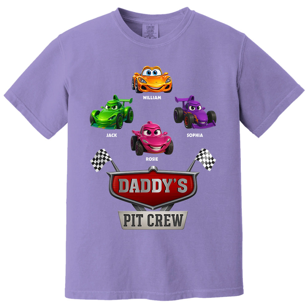 Daddy's Pit Crew - Personalized Shirt Pt99