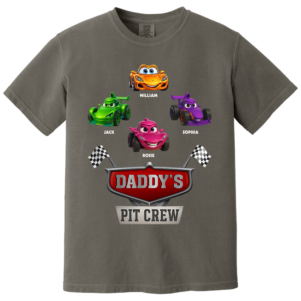 Daddy's Pit Crew - Personalized Shirt Pt99
