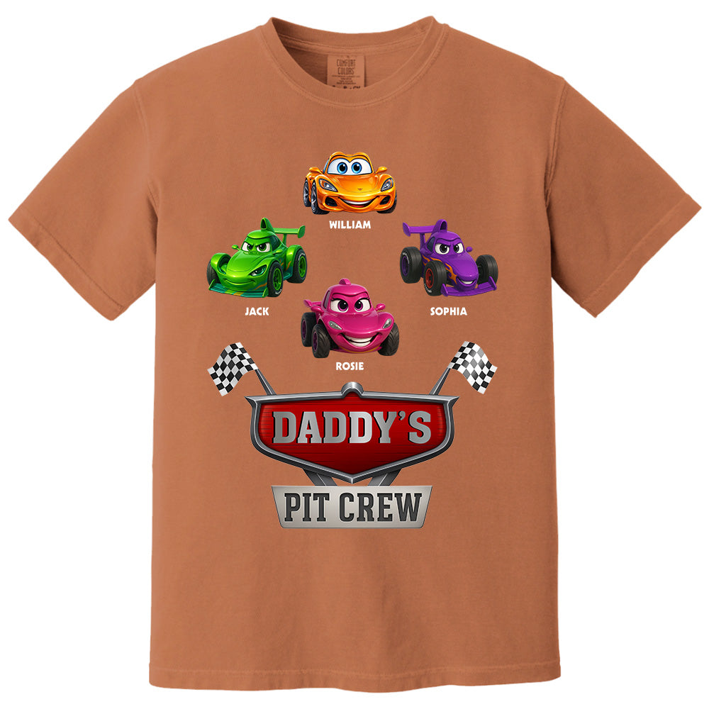 Daddy's Pit Crew - Personalized Shirt Pt99