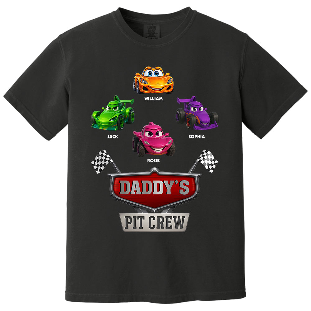 Daddy's Pit Crew - Personalized Shirt Pt99