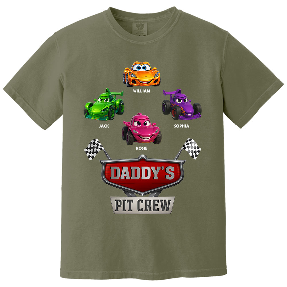 Daddy's Pit Crew - Personalized Shirt Pt99