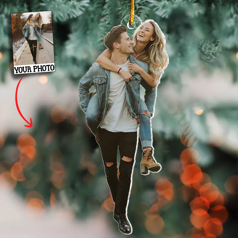 Custom Photo You Are My Christmas Wish - Couple Personalized Custom Ornament - Acrylic Custom Shaped - Christmas Gift For Husband Wife, Anniversary