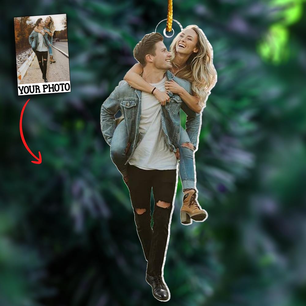 Custom Photo You Are My Christmas Wish - Couple Personalized Custom Ornament - Acrylic Custom Shaped - Christmas Gift For Husband Wife, Anniversary