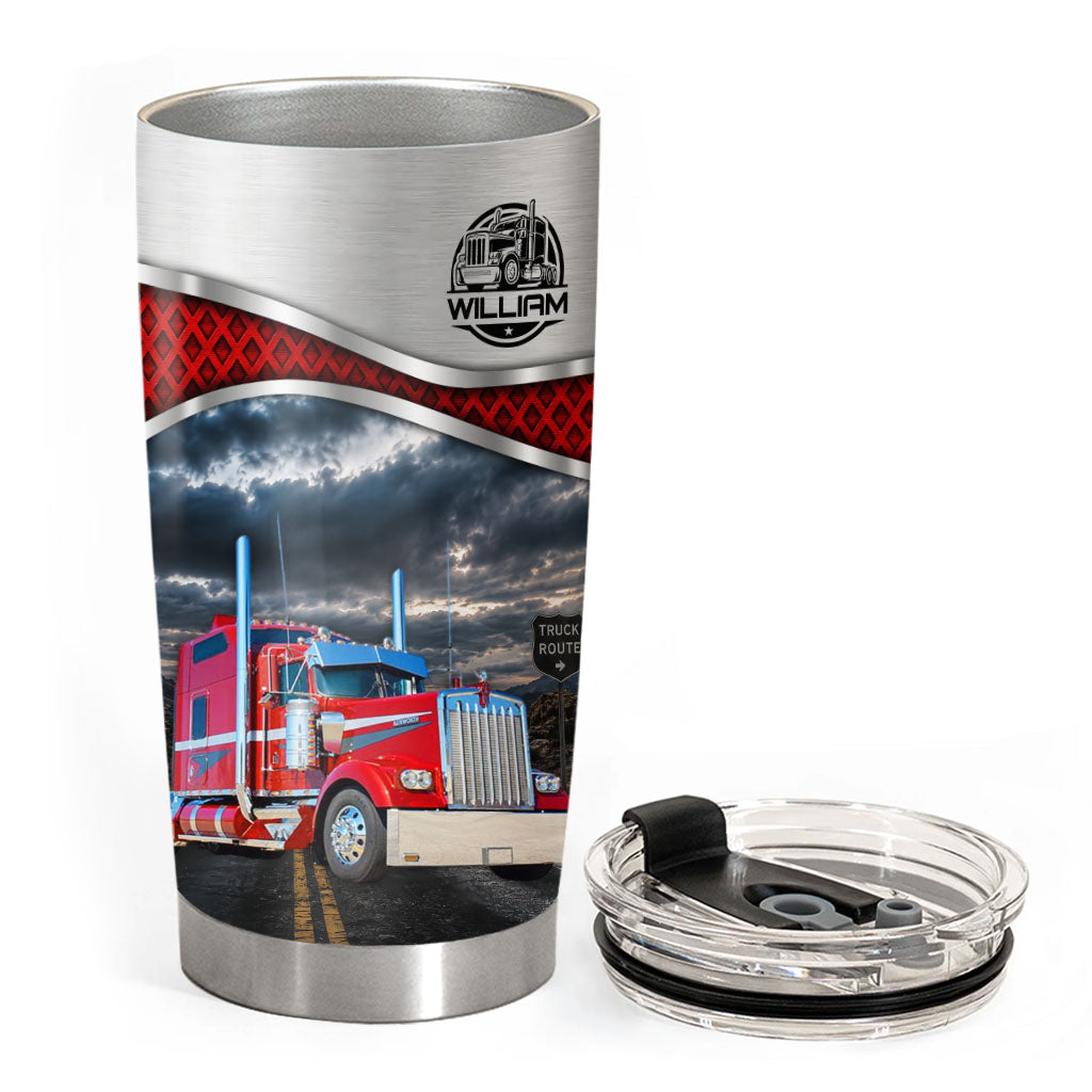 This Is How I Roll - Custom Photo Truck Tumbler - Gift for Truckers Vrs2 A2110 Pt99